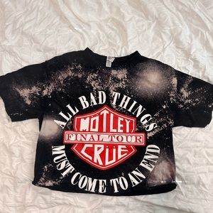 Motley Crue Crop Top
